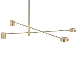 4 Light Pendant Lamp Gold BANDON