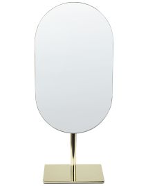 Makeup Mirror 16x37cm Gold