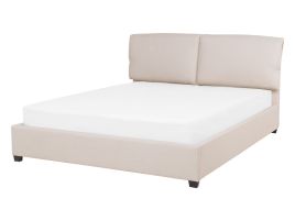 Fabric EU Double Size Waterbed Beige BELFORT