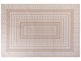 Area Rug 200x300cm Beige and White