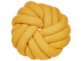 Boucle Knot Cushion 31x31cm Yellow