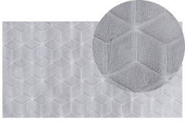 Faux Rabbit Fur Rug 80x150cm Grey