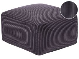 Corduroy Pouffe Dark Grey MUKKI