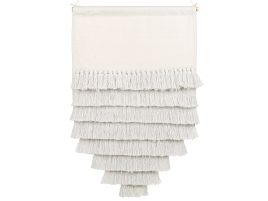 Cotton Macramé Wall Hanging White THUL