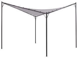 Pergola 300 x 300 cm Grey AVENTINE