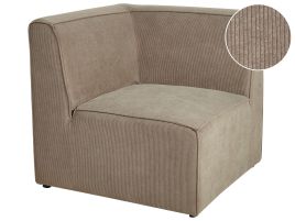 Jumbo Cord Corner Section Taupe LEMVIG