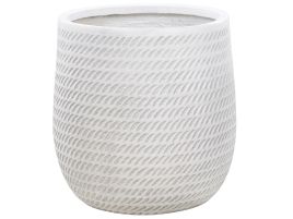 Plant Pot ⌀ 39 cm Off-White LIVADIA