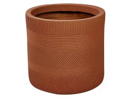 Plant Pot ⌀ 31 cm Golden Brown VOULA