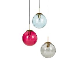 3 Lights Glass Pendant Lamp Multicolour KANGAROO