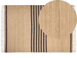 Jute Area Rug 160x230cm Beige