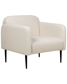 Fabric Armchair Beige STOUBY