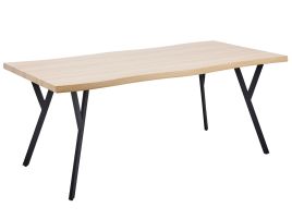 Dining Table 180 x 90 cm Light Wood ALTON
