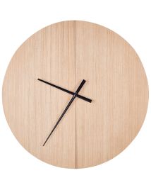 Wall Clock 60cm Light Wood
