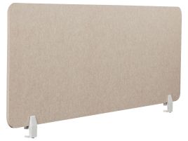 Desk Screen 160 x 50 cm Beige SPLIT