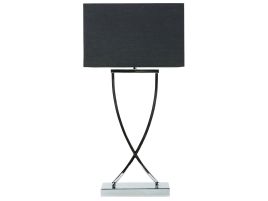 Table Lamp Silver and Black YASUNI