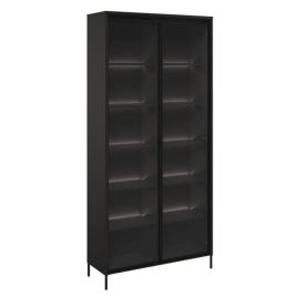 TRADESSA Tall Display Cabinet - Black Matt