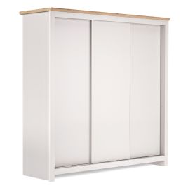 MILANA 3 Door Sliding Wardrobe Beige - 180cm