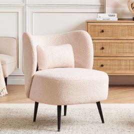 Boucle Armchair Beige OTSBY