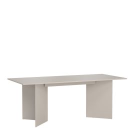 KINFOLK Rectangular Shape Large Dining Table - Cashmere