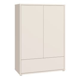 AVELINE 2 Door Low Wardrobe with 1 Drawer - Sand