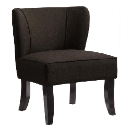 Dorchester Luxurious Brown Fabric Chairs - Set of 2