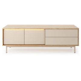 FINA TV Unit 160cm - Oak with Beige