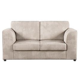 OXFORD Jumbo Cord 2 Seater Fullback Sofa - Cream