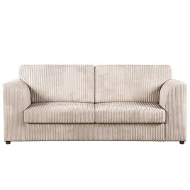 OXFORD Jumbo Cord 3 Seater Fullback Sofa - Cream