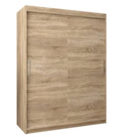 TIVERTON 2 Door Sliding Wardrobe Light Oak - 150cm
