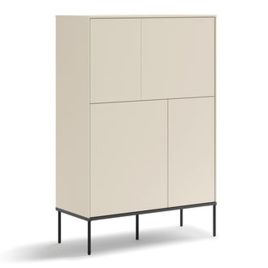 VAREN Highboard Cabinet - Beige