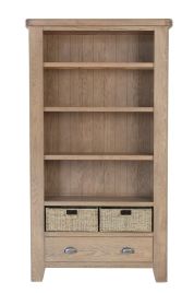 Norfolk Large Bookcase - Smoke Oak