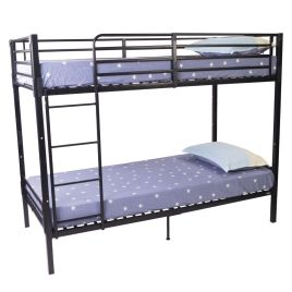 NOBRA Grey Metal Single Split Bunk Bed Frame