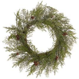 Panrun Decorative Christmas Wreath 70 cm - Green
