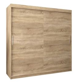 TIVERTON 2 Door Sliding Wardrobe Light Oak - 200cm