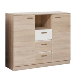 REACT 2 Door Sideboard with 3 Drawer - Oak Sonoma