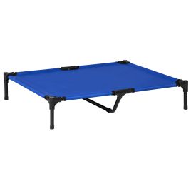 Portable Elevated Pet Bed to Raise Relax Area for Dogs and Cats with Metal Frame (Large)
