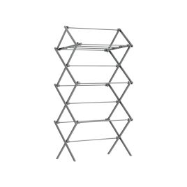 Clothes Airer - LUSTA Foldable Drying Rack with 20 Metres Drying Space - Dove Grey