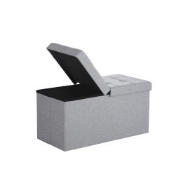 Storage Ottoman with Flipping Lid