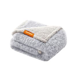Dog Blanket - MARNA Waterproof Durable Fleece Lined - Grey