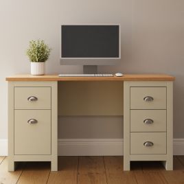 Lancaster Study Desk Cream
