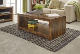 Jakarta Coffee Table With Shelf Mango