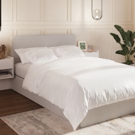 Small Double Bed - CHESWICK 4ft Ottoman Soft Grey