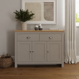 LANCASTER Large Sideboard Grey