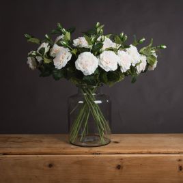 Garden Rose Spray - White