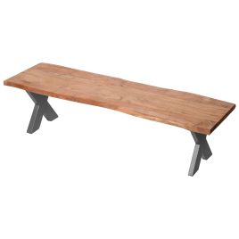 Moon Edge Collection Bench - Acacia wood