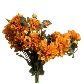 Dahlia Spray - Orange