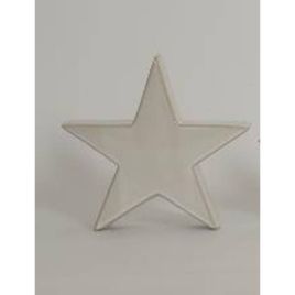 Ceramic Standing Star Decoration - Medium