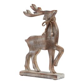 Whitto Wooden Reindeer Decoration