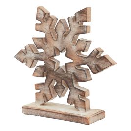 Whitto Wooden Snowflake Decoration