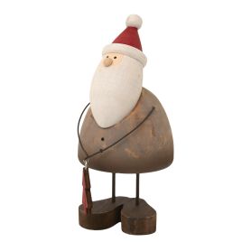 Rusto Santa Decoration With Tree - Large